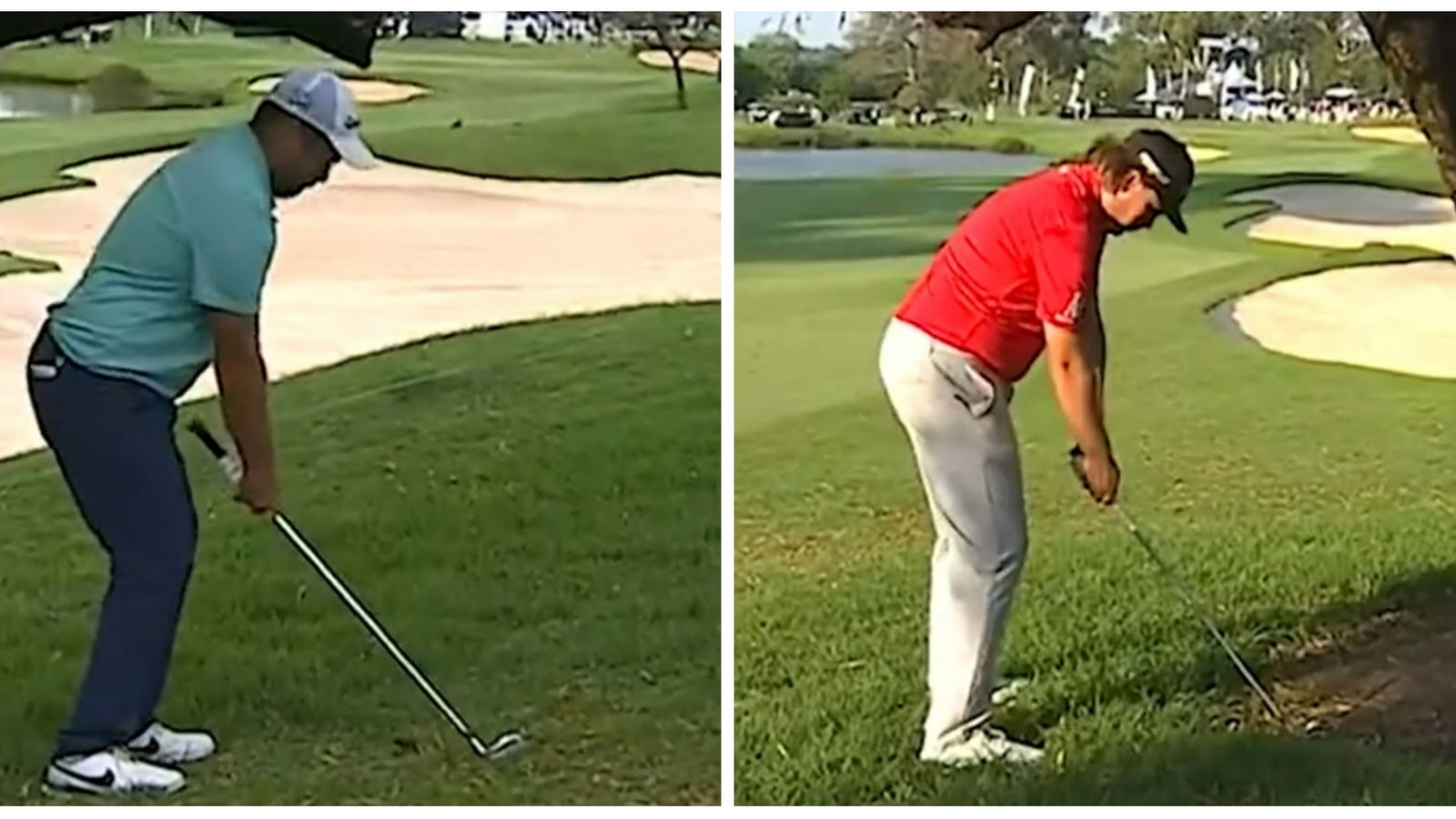 WATCH: Two pros both hit HOSEL ROCKETS on same hole at Joburg Open